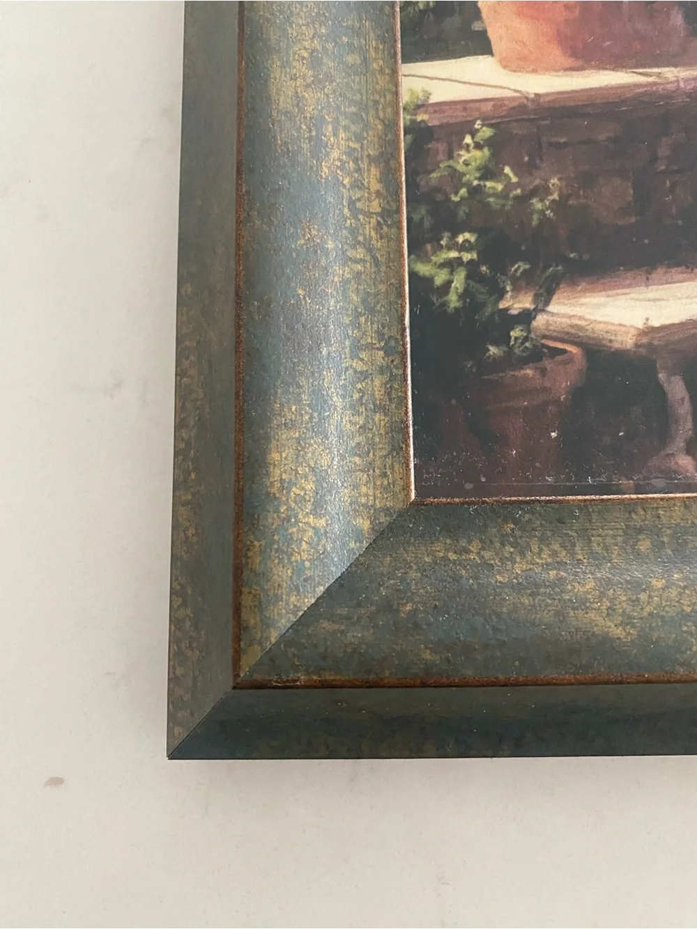 Scenic Vineyard Wall Art in Green and Brown - Unbranded